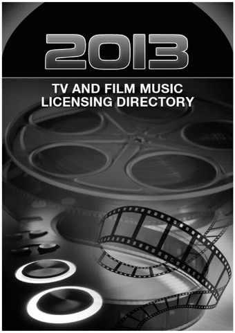 Product picture 2013 TV And Film Music Licensing Directory